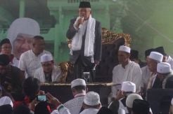Hadiri Haul KH UU Rofiudin, Ma’ruf Amin Terima Dukungan Kiai Bogor
