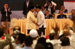 Hadiri Pidato Kebangsaan Prabowo, Gatot Nurmantyo Dukung Paslon 02