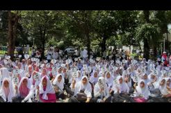 Ribuan Milenial Pendukung Maruf Amin Ikut Ramaikan GBK