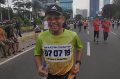 Saleh Husin Bersama Iluni UI dan Kostrad Ramaikan Lari 10 Km di CFD