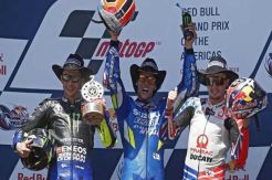 Menangi Duel Lawan Rossi, Rins: Perasaannya Luar Biasa