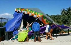 TPS di Gorontalo Ambruk Diterpa Angin Kencang