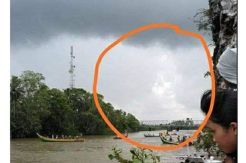 Heboh Awan Berbentuk Wajah Menangis saat Pencarian Korban Tenggelam