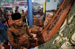 Besurek Kian Bersolek, Batik Bengkulu Pamer di Inacraft 2019