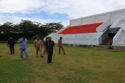Bupati Agus Ambo Djiwa Tinjau Lapangan Bola Pasangkayu