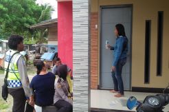 Diduga Depresi, Wanita Mengamuk dan Buka Baju di Depan Rumah Warga