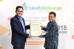 Raih ISO 9001:2015, Asuransi Takaful Keluarga Perkuat Posisi