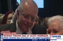 Wanita Tua Keprukkan Telur di Kepala PM Australia, Ini Videonya