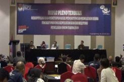 Saksi Paslon 02 Menolak Tandatangani Rekapitulasi KPU Babel