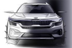 Sketsa Pertama Kia SP SUV Dirilis, Ini Penampakan Gagahnya