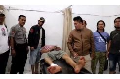 Begal Sadis Ditembak Tim Tekab di Jalan Lintas Barat Lampung