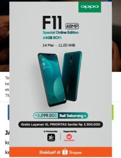OPPO F11 Special Online...