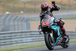 Quartararo Asapi Marquez di Sesi Pemanasan MotoGP Prancis