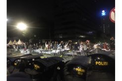 Kericuhan Warnai Aksi Massa di Depan Kantor Bawaslu
