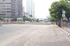Polisi Masih Tutup Ruas Jalan Depan Gedung Bawaslu