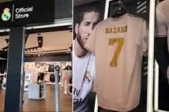 Toko Resmi Real Madrid Sudah Jual Jersey Eden Hazard