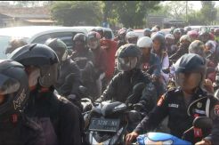Arus Balik, Jalur Utama Pantura Terus Dipadati Pemotor Menuju Jakarta