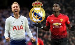 Perkuat Lini Tengah, Madrid Bimbang Pilih Pogba atau Eriksen