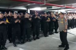 Kapolda Kepri Beri Semangat 300 Anggota yang Bertugas di Jakarta