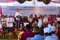 Jokowi: Bali Provinsi Pertama yang Seluruh Tanahnya Bersertifikat Tahun Ini