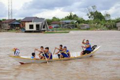 Lomba Balap Jukung Perkenalkan Wisata Susur Sungai Kahayan