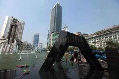 Jelang Gladi Resik HUT DKI ke 492, Jalan MH Thamrin Menuju HI Macet