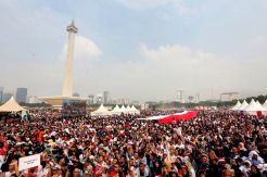 Puncak Festival Damai Keselamatan Lalu Lintas di Monas Dibanjiri 700.000 Peserta