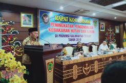 Gubernur Kalteng Instruksikan BPB-PK Petakan Kawasan Rawan Karhutla