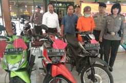 Polsek Keraton Ringkus Pelaku Curanmor, 3 Motor Diamankan