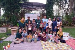 Komitmen Terhadap Lingkungan, PLN Edukasi Pembuatan Lubang Resapan Biopori