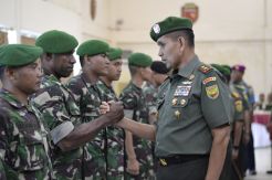 Pangdam II Sriwijaya Lepas 85 Prajurit ke Wilayah Indonesia Timur