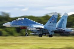 Su-27 Rusia Cegat Pesawat Mata-mata AS di Atas Laut Hitam