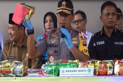 Polda Kalimantan Barat Sita 26 Kg Sabu Jaringan Internasional