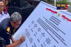 Bea Cukai Makassar Turut Andil Deklarasikan Zona Integritas