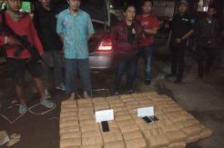 Petugas Gabungan Gagalkan Pengiriman 150 Kg Ganja Kering dari Aceh