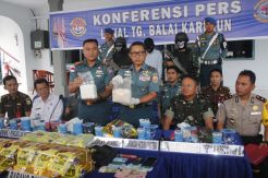 Lanal Karimun Gagalkan Penyeludupan 21 Kg Sabu