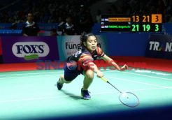 Tunggal Putri Rontok Setelah Gregoria Dikalahkan Intanon