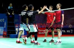 Pasangan Unggulan Jepang Tantang Ahsan/Hendra di Perempat Final