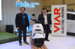 VIAR Perkenalkan Skutik Listrik New Viar Q1 di GIIAS 2019
