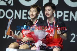 Marcus/Kevin Pertahankan Gelar Indonesia Open Usai Kalahkan Ahsan/Hendra