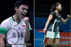 Luar Biasa Jagoan Bulu Tangkis Indonesia Pesta Juara di Rusia