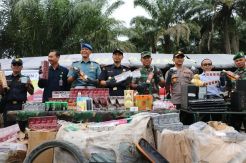 Bea Cukai Dumai Musnahkan Barang Hasil Penindakan Tahun 2017 dan 2018