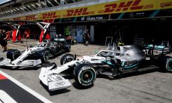 Nuansa Retro Warnai Penampilan Mercedes di GP Jerman