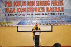 Jasa Konstruksi di Kobar Harus Mampu Bersaing di Level Nasional