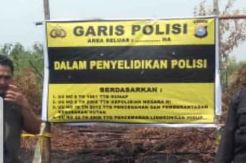 Lahan HTI di Kabupaten Siak Riau Terbakar