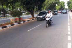 Uji Coba Perluasan Ganjil Genap, Ruas Jalan Pramuka Lengang