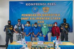 Dilarutkan dalam Air Galon, Sabu ini Dapat Dideteksi Petugas Bea Cukai Tarakan