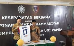 Uni Papua dan PP Muhammadiyah Teken Kerja Sama di Bidang Sepak Bola
