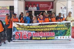 Tekan Karhutla, Bupati dan Wabup Kobar Gelar Patroli ke Sejumlah Desa