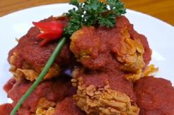 Pedas Renyah Balado Ayam Goreng Tepung